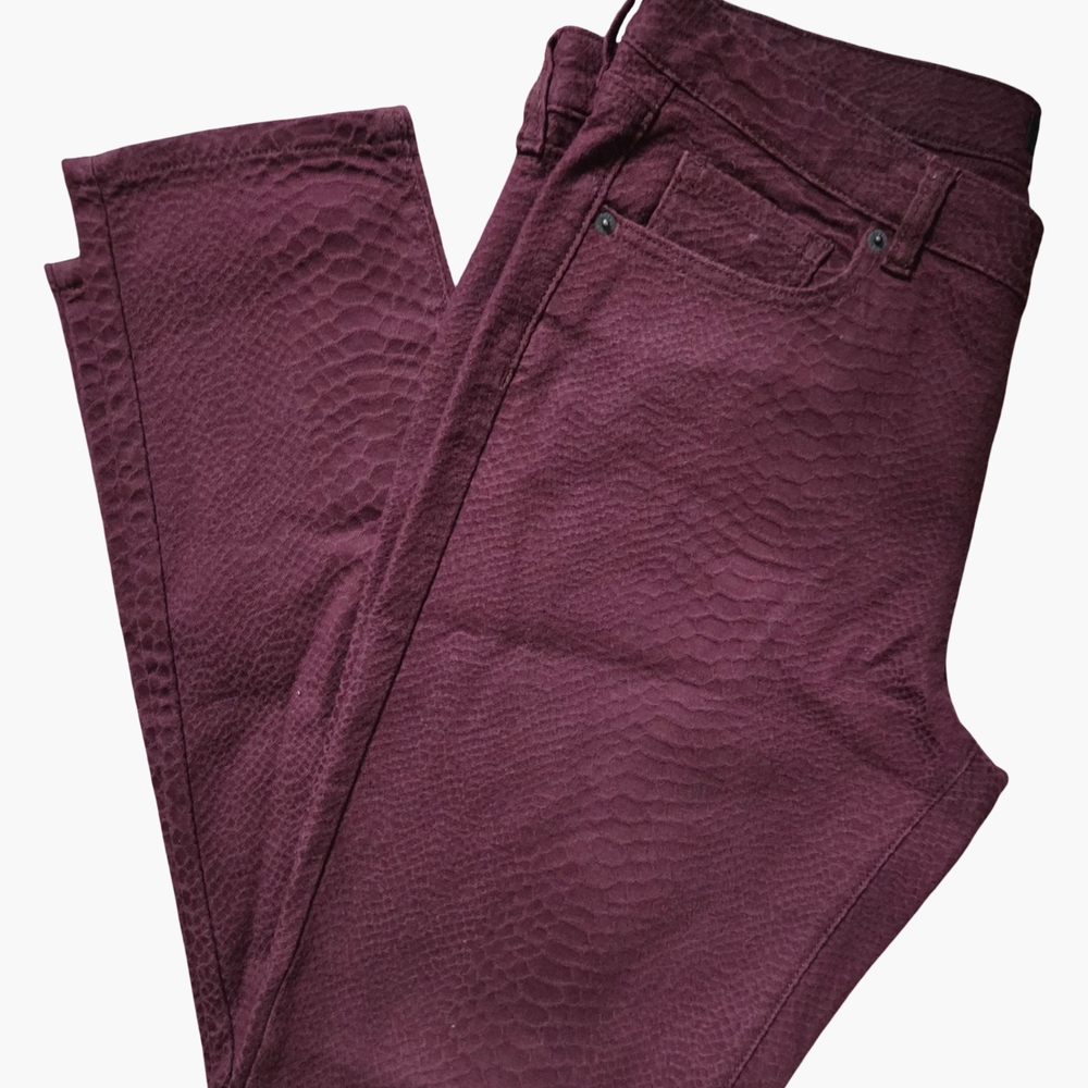 Joe Fresh Burgundy Skinny‎ Pants